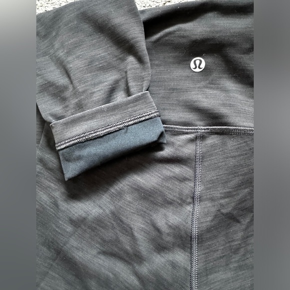LULULEMON Wunder Train High Rise Tight 25” Heathered Graphite Grey Sz 2 - Picture 6 of 11